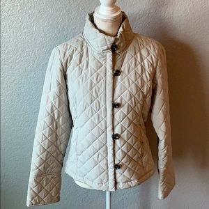 Calvin Klein Quilter Puffer Jacket - white - L